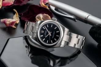 Thumbnail von Rolex Oyster Perpetual 26 Lady Automatik Edelstahl Damenuhr Ref. 176200