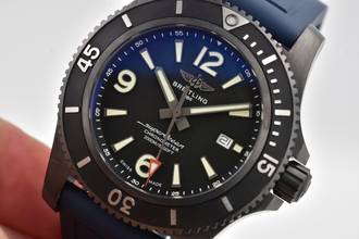 Thumbnail von Breitling Superocean II 46 Blacksteel DLC M17368 M17368B71B1S2 </h1>