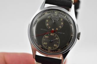 Thumbnail von Carrier Vintage Manual Wind 34mm Super Carrier Secondo Graphe 2315