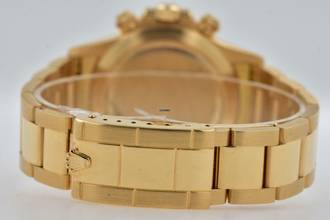 Thumbnail von Rolex Daytona Cosmograph 4 Liner Lines Dial 18k Yellow Gold LC100 Full Set 200er bezel </h1>