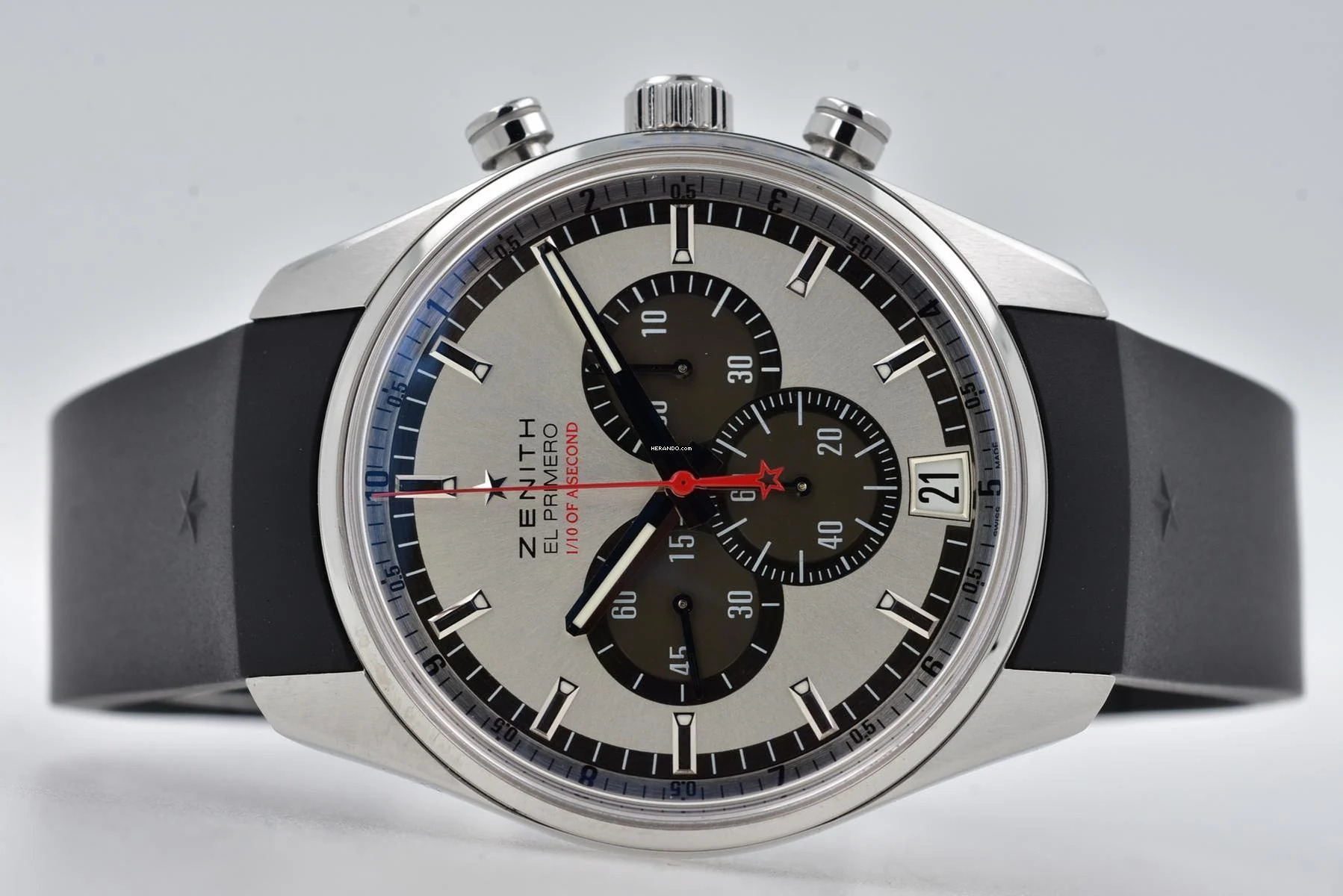 Zenith El Primero Chronograph Striking 10th Limited Edition 03.2043.4052/01.R580 500pcs </h1>