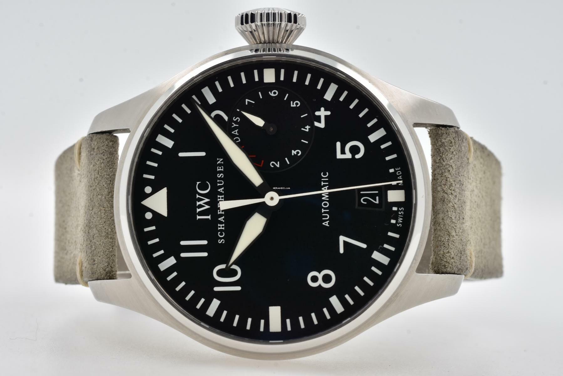 IWC Große Fliegeruhr Big Pilot 7 days Automatik IW500401 Service 12/2023 </h1>