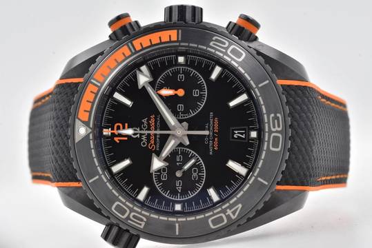  Omega Seamaster Planet Ocean Chronograph Deep Black 21592465101001 </h1> 