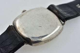 Thumbnail von Longines Vintage Manual Wind WWI Patina 925 Silver </h1>