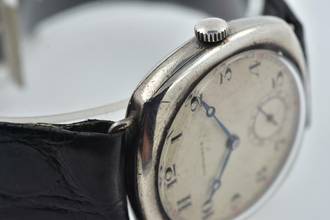 Thumbnail von Longines Vintage Manual Wind WWI Patina 925 Silver </h1>