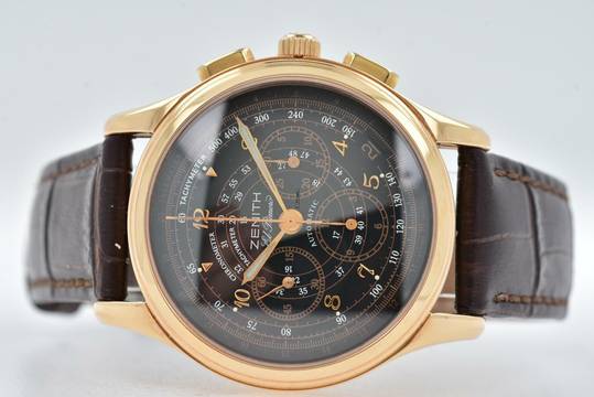  Zenith El Primero Chronograph Chronomaster 18k Rose Gold Limited Edition 750pcs 17.0500.400/21 </h1> 