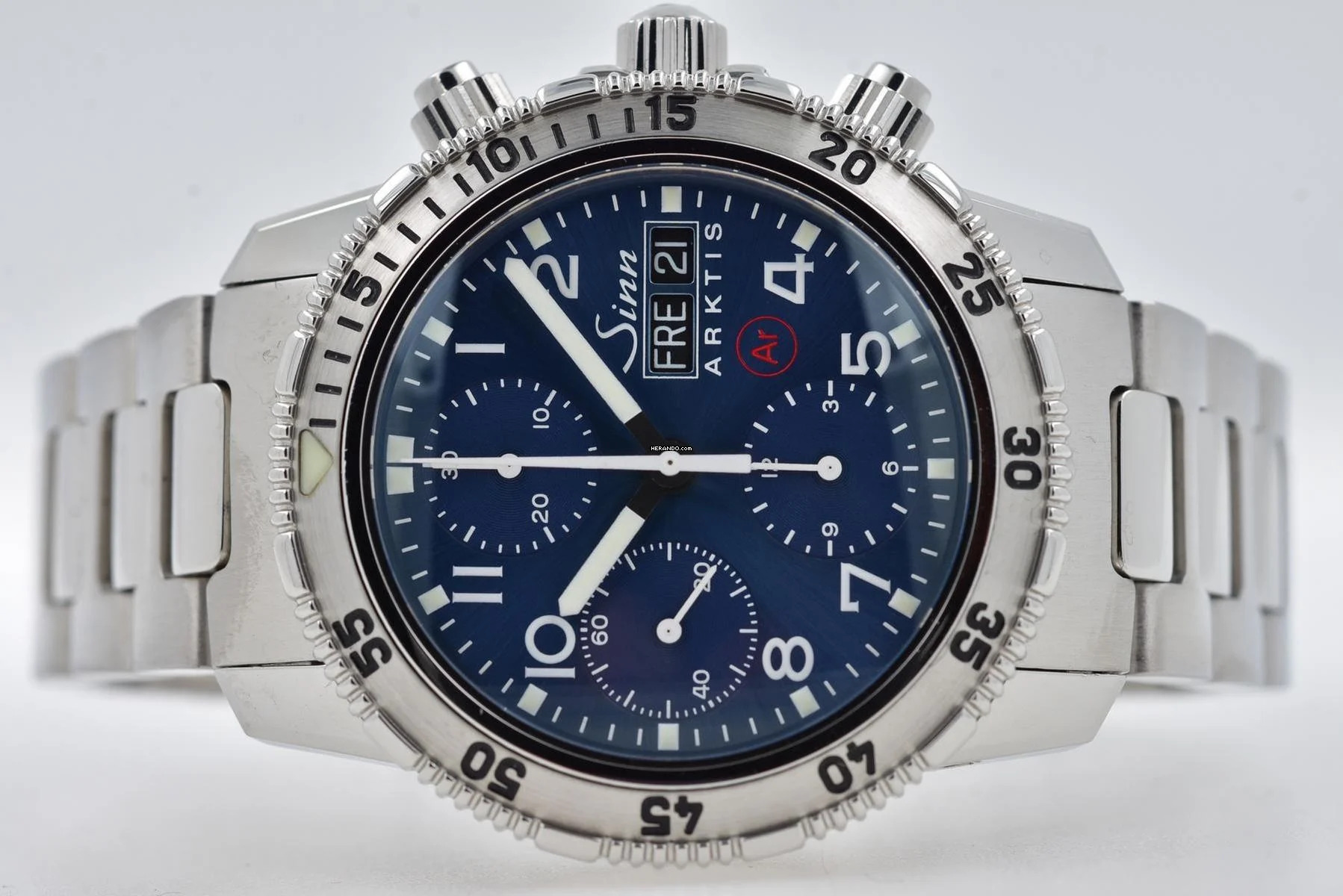 Sinn 203 St. Arktis Taucherchronograph Stahlband 203.013 </h1>