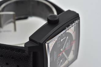 Thumbnail von TAG Heuer Monaco Stopwatch Chronograph Limited Edition Black Dial CAW218F.FC6356 </h1>