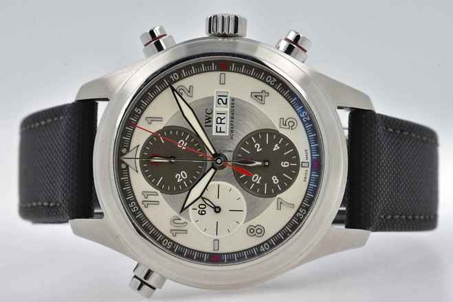  IWC Fliegeruhr Doppelchronograph Spitfire Flieger Double Chronograph Rattrapante IW3718 </h1> 