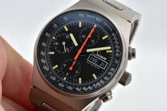 Thumbnail von Sinn 144 Ti Chronograph Tritium Vintage </h1>