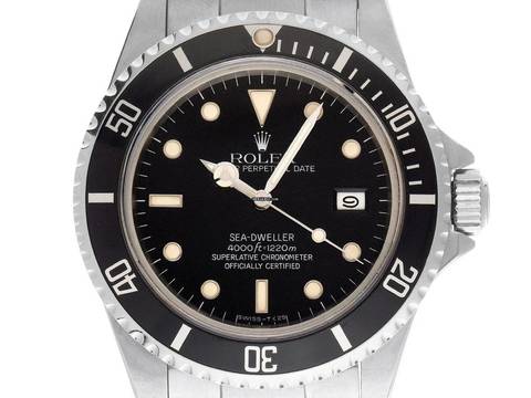  Rolex Sea-Dweller Mark IV Ref.16660 1984 Full Set original unpoliert Vintage 