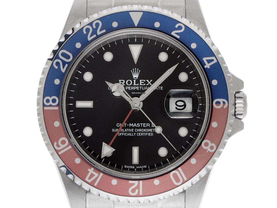 Rolex GMT-Master II Pepsi Ref.16710T 2006 Box&Beschreibung sehr gut Vintage </h1>