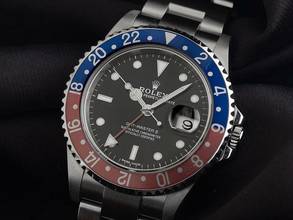 Thumbnail von Rolex GMT-Master II Pepsi Ref.16710T 2006 Box&Beschreibung sehr gut Vintage </h1>