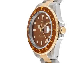 Thumbnail von Rolex GMT-Master II Rootbeer Ref.16713 1998 Box&Beschreibung sehr gut Vintage </h1>