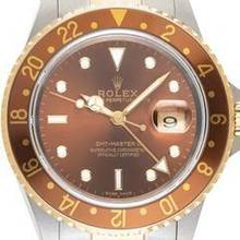 Thumbnail von Rolex GMT-Master II Rootbeer Ref.16713 1998 Box&Beschreibung sehr gut Vintage </h1>