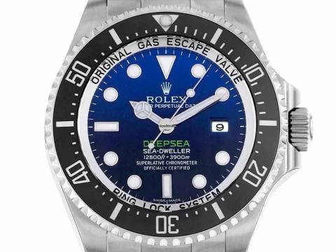  Rolex Sea-Dweller Deepsea Blue James Cameron Ref.116660 2016 Full Set wie Neu Vintage 