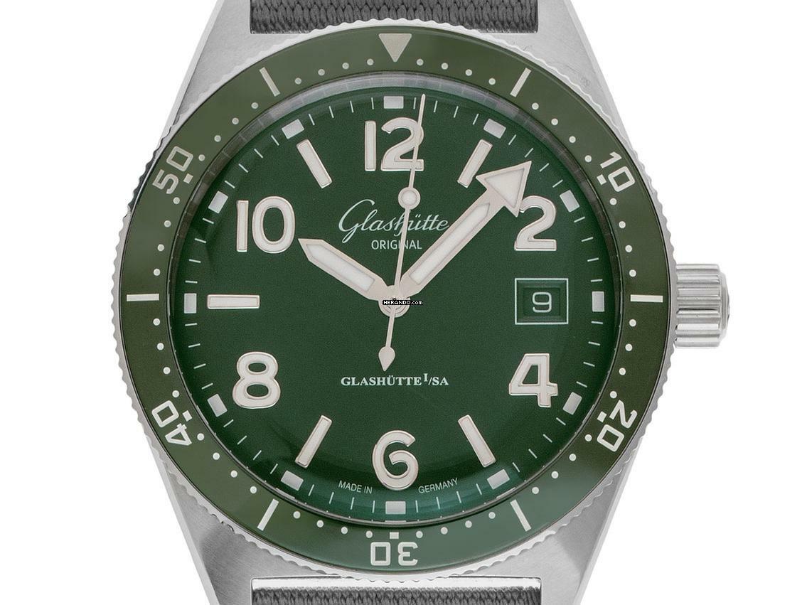 Glashütte Original SeaQ Date Ref.1-39-11-13-83-34 2025 Full Set Ungetragen