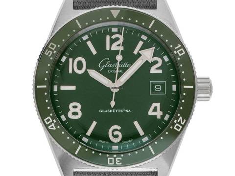  Glashütte Original SeaQ Date Ref.1-39-11-13-83-34 2025 Full Set Ungetragen 
