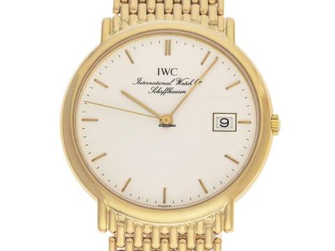  IWC Portofino Automatic 18kt Gelbgold Ref.IW3513 1996 Box&Beschreibung wie Neu Vintage  