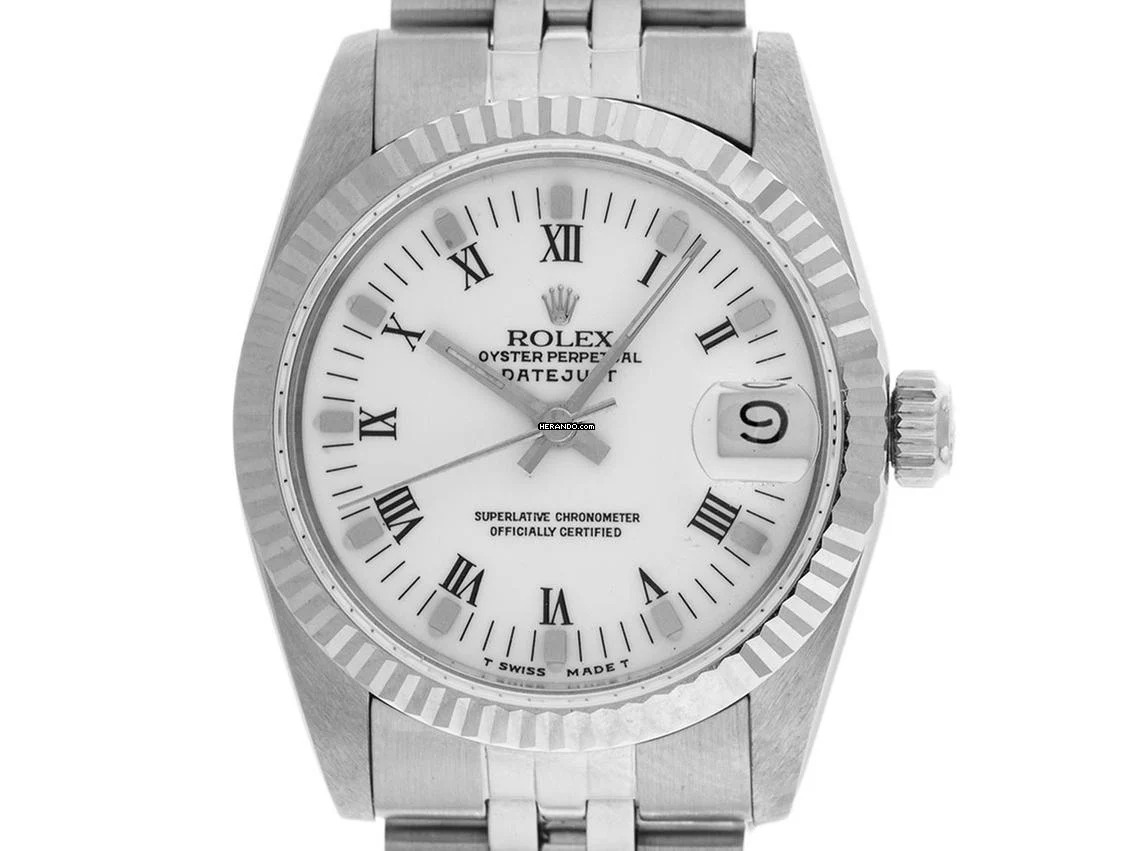 Rolex Datejust 31 Medium open 6/9 Ref.68274 1988 Full Set wie Neu Vintage