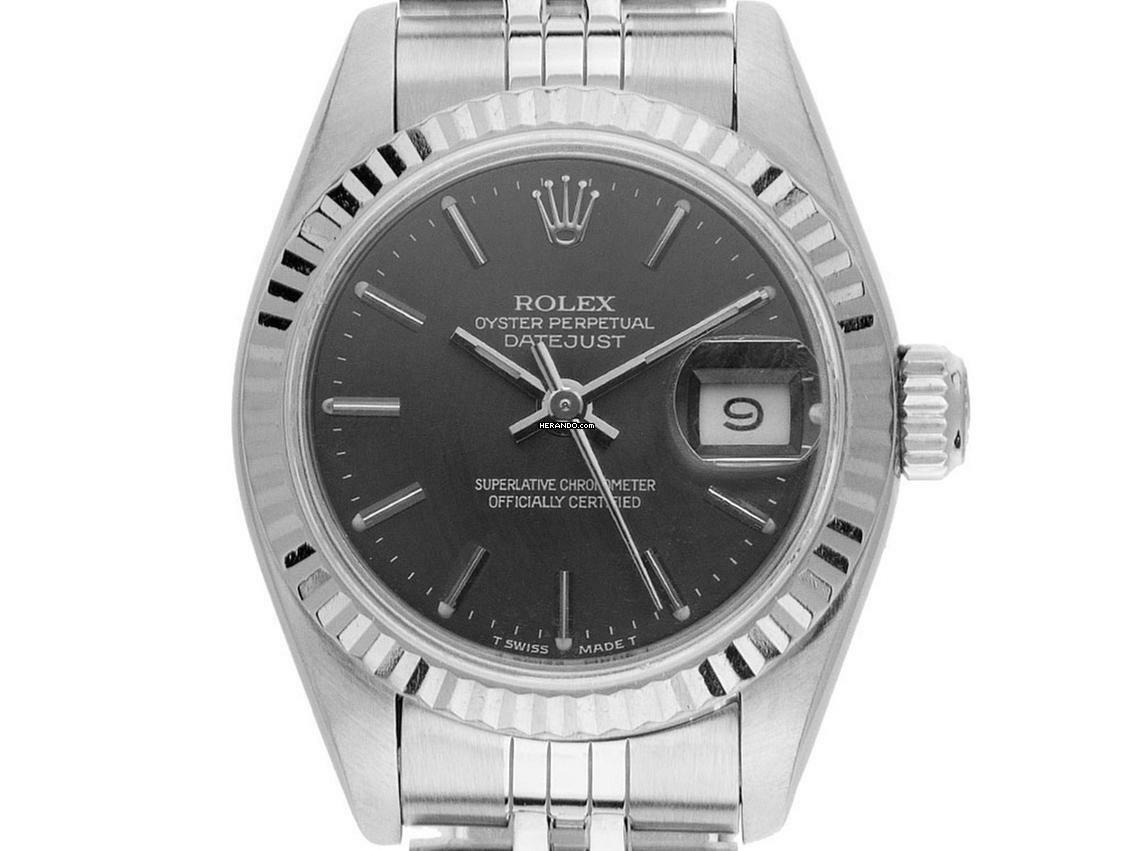 Rolex Lady-Datejust Ref.69174 1990 Full Set sehr gut Vintage </h1>