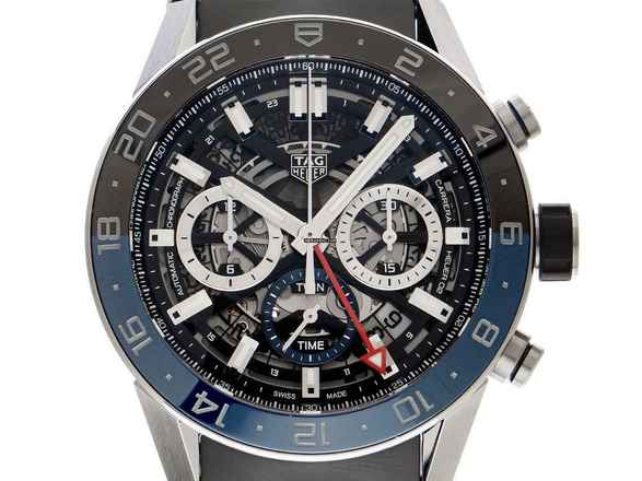  TAG Heuer Carrera GMT Twin-Time Ref.CBG2A1Z.FT6157 2024 Full Set Ungetragen  