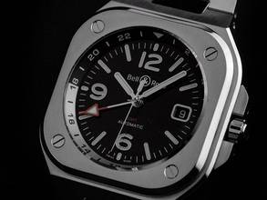 Thumbnail von Bell & Ross BR 05 GMT Black Ref.BR05G-BL-ST-SST 2024 Full Set Neu