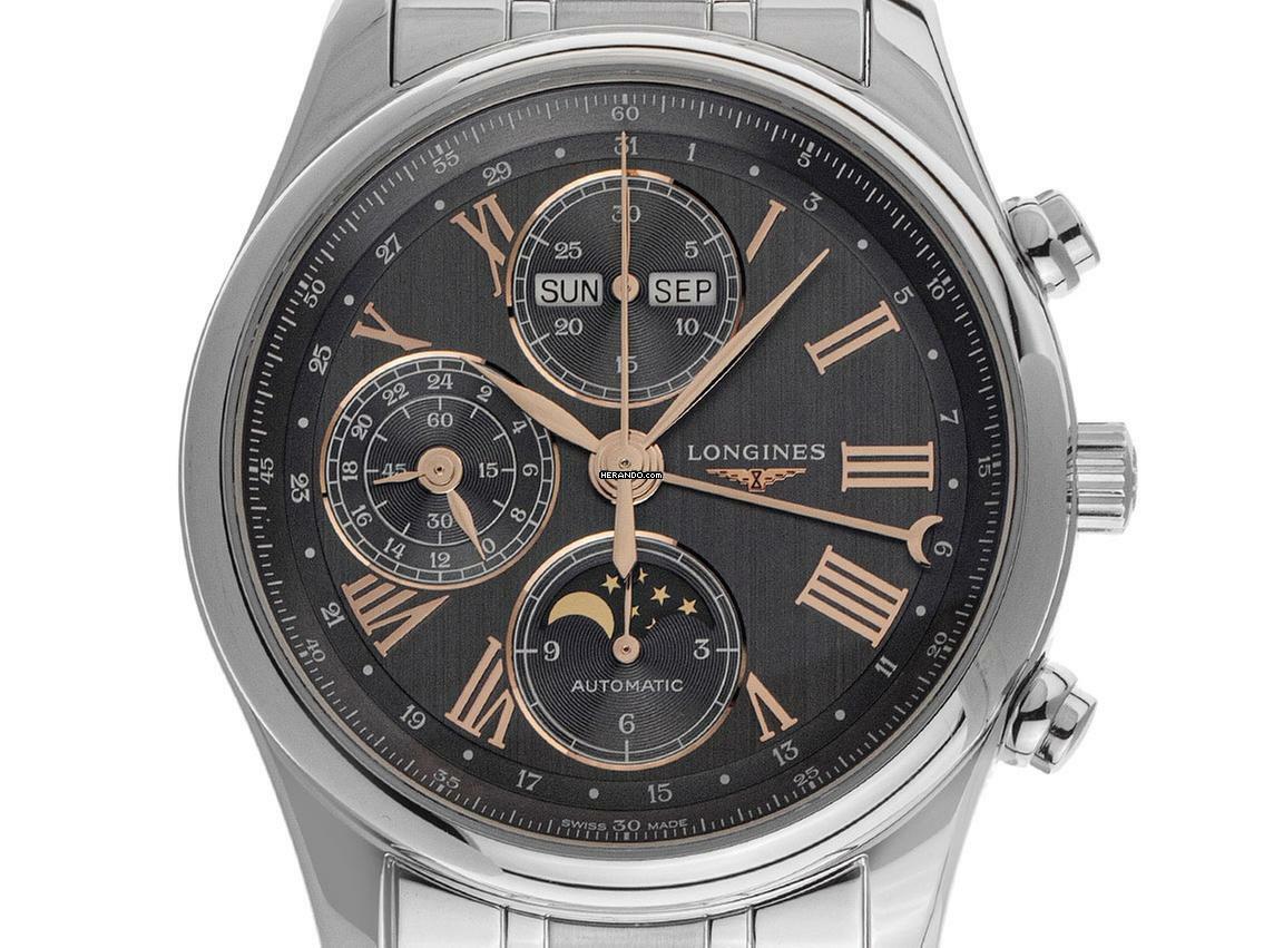 Longines Master Collection Mondphase Ref.L2.673.4.61.6 2025 Full Set Ungetragen