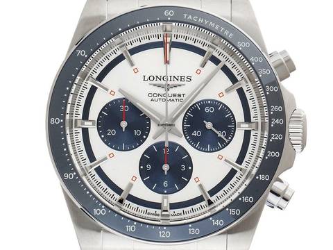  Longines Conquest Chronograph Ref.L3.835.4.98.9 2025 Full Set Ungetragen 