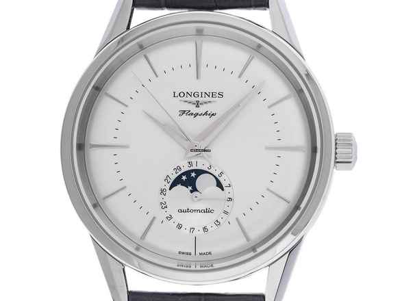  Longines Flagship Heritage Mondphase Ref.L4.815.4.72.2 2025 Full Set Ungetragen 
