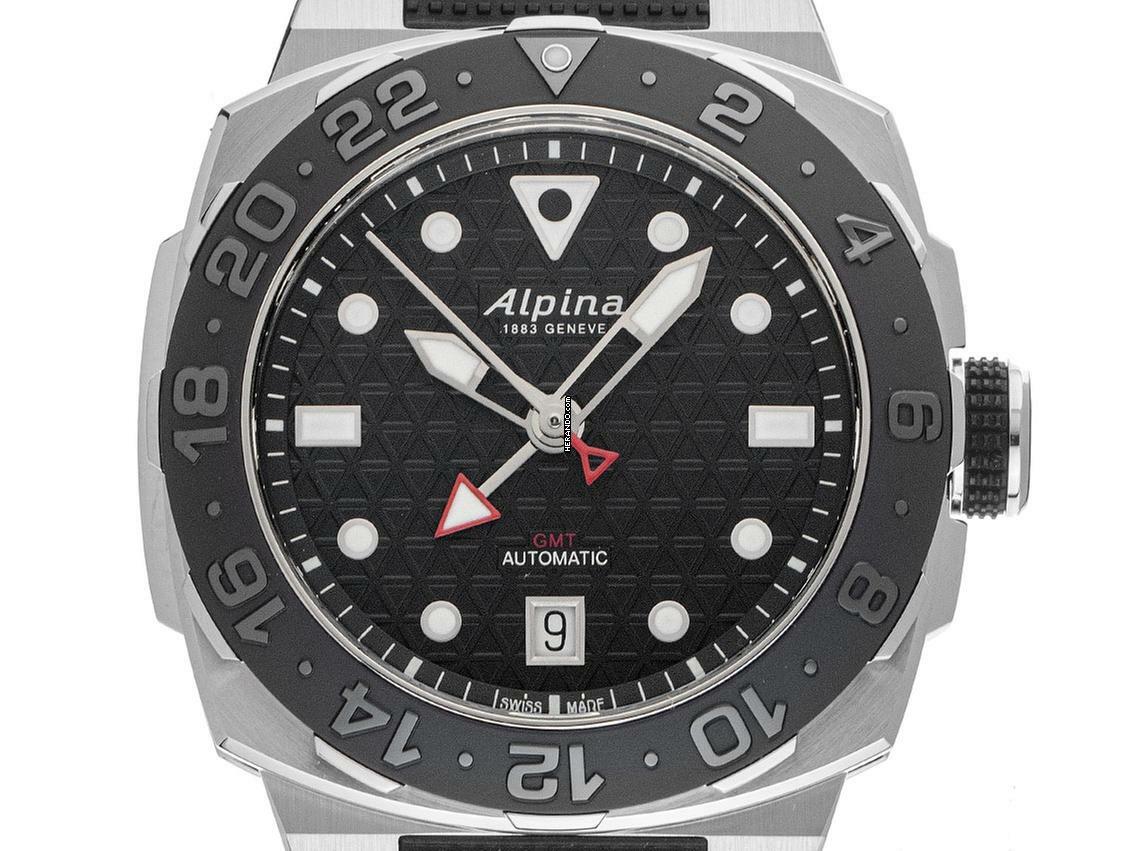 Alpina Seastrong Diver Extreme GMT Ref.AL-560B3VE6 Full Set Neu
