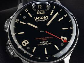 Thumbnail von U-Boat Capsoil Doppiotempo SS Ref.8769 Full Set Neu