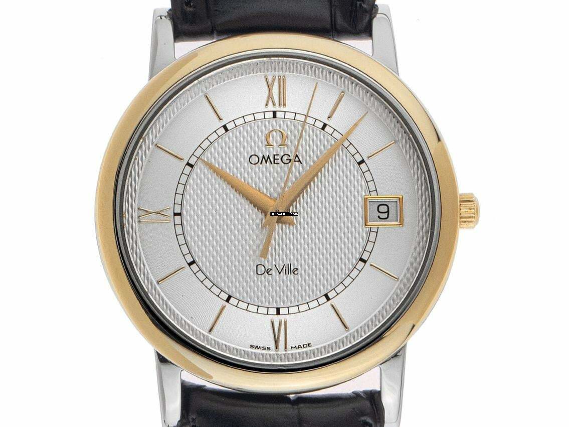 Omega De Ville Ref.7724 1997 Box&Beschreibung sehr gut Vintage