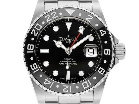  Davosa Ternos Professional GMT Diver Ref.161.571.50 Full Set Neu 