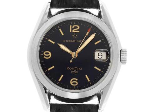  Eterna Kontiki 1958 Ref.1571.41 1993 original Box wie Neu Vintage 