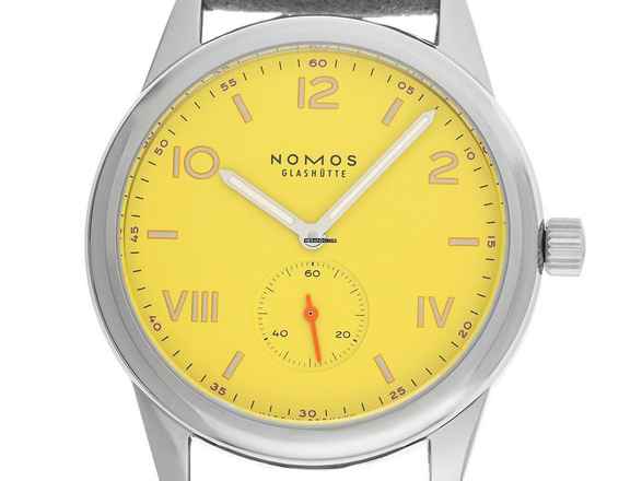  NOMOS Club Campus Glashütte Club Campus Starlight Gelb Ref.721 2025 Full Set Neu  