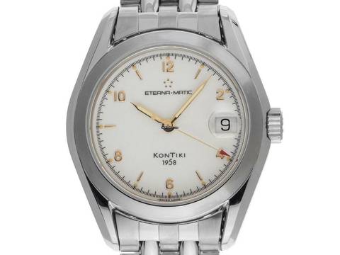  Eterna Kontiki 1958 Ref.1571-41 1996 original Box sehr gut Vintage 