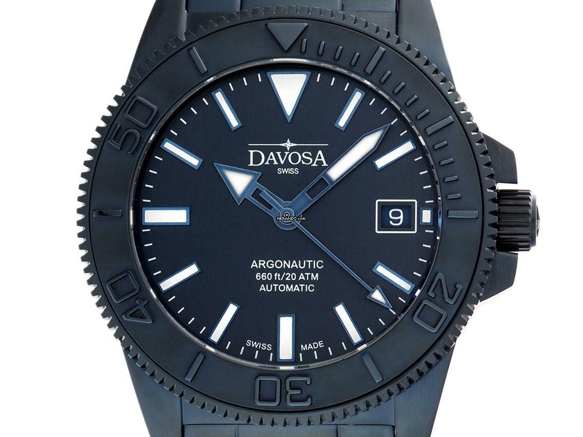 Davosa Argonautic Monochrome Limited Edition Ref.161.540.40 Full Set Neu