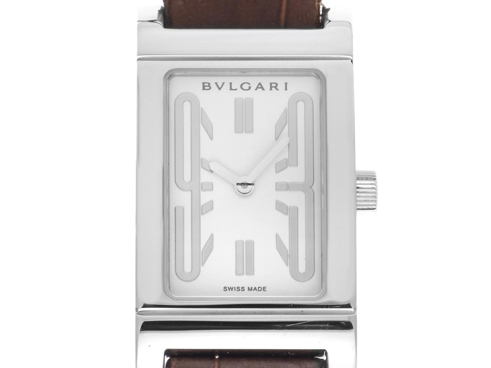Bulgari Rettangolo Ref.RT39S 2005 original Box wie Neu Vintage </h1>