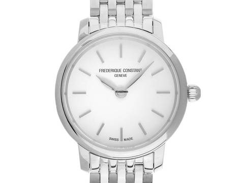  Frederique Constant Slimline Ladies Ref.FC-200S6B Full Set Neu 