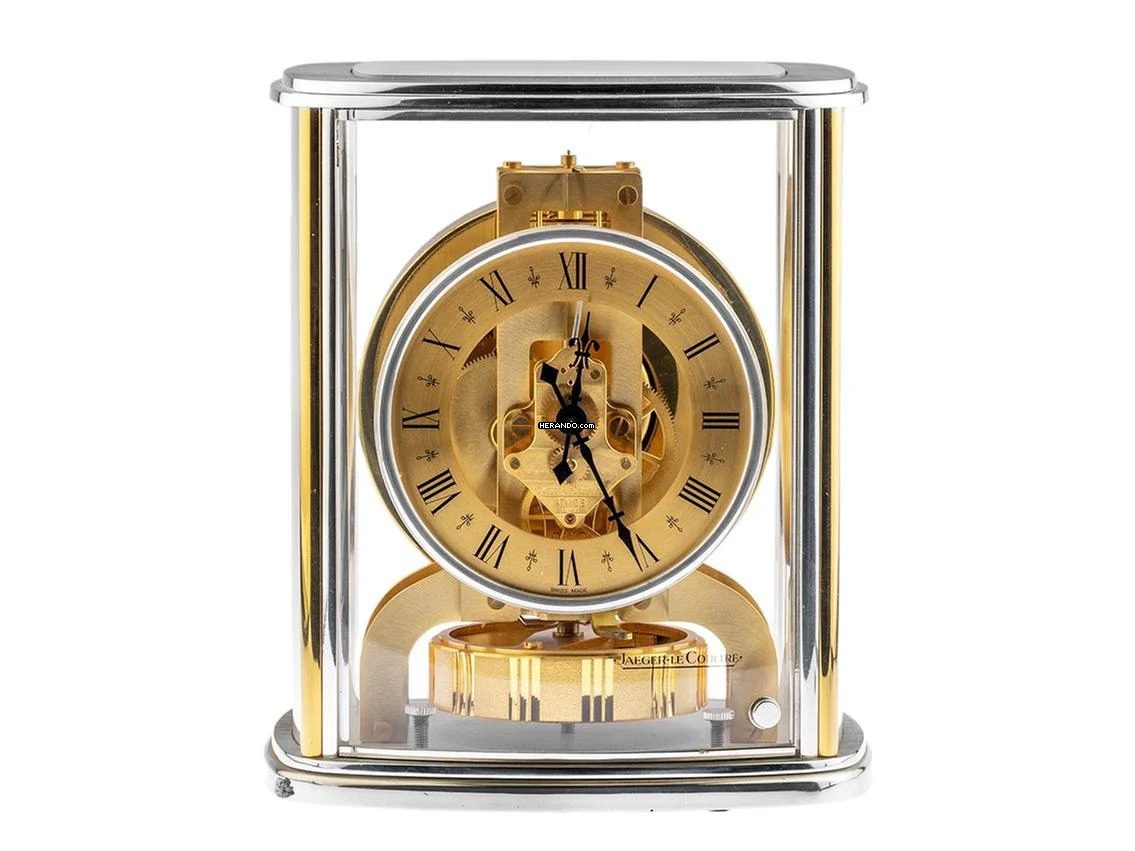 Jaeger-LeCoultre Classic Cintree Tischuhr JLC Stabwerk Ref.5854-74 1982 sehr Gut Vintage