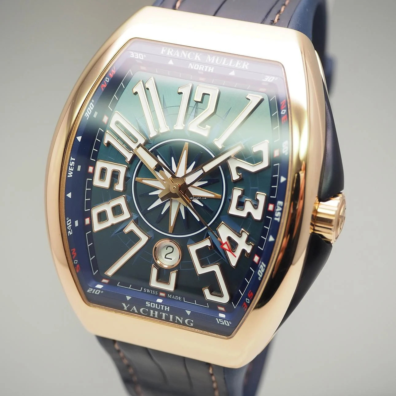 Franck Muller Vanguard Yachting Rosegold 18k/750 V45 SC DT 5N