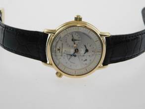 Thumbnail von Jaeger-LeCoultre Master Geographic 18K Gelbgold im Full Set Herrenuhr im Best Zustand 38 mm </h1>