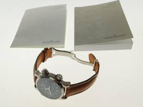 Thumbnail von Jaeger-LeCoultre Master Compressor Memovox 18 Karat Weißgold Full Set im Neuzustand </h1>