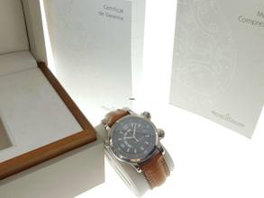 Thumbnail von Jaeger-LeCoultre Master Compressor Memovox 18 Karat Weißgold Full Set im Neuzustand </h1>