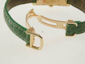 Thumbnail von Cartier Tank Américaine 18 Kt Gelbgold Tank Américaine mit original Brillantbesatz & Faltschließe Tresoruhr Full S </h1>