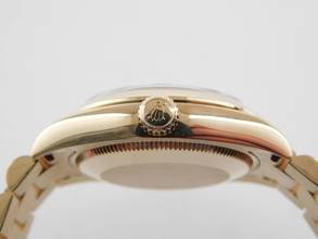 Thumbnail von Rolex Datejust 31 18 Karat Gelbgold 31 mm Datejust FULL SET LC 100 Wie Neu Perlmuttblatt & Präsidentenband