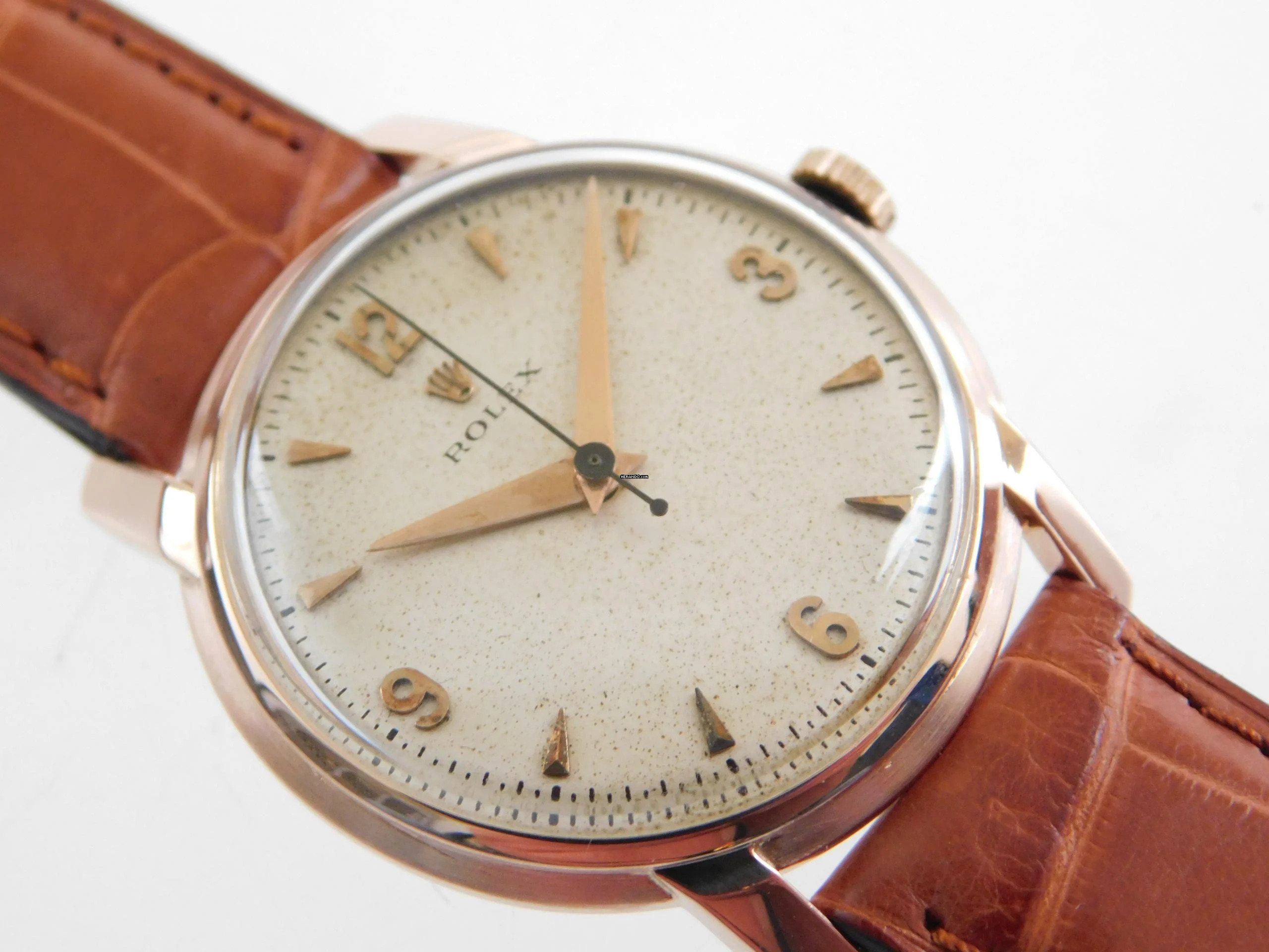 Rolex Precision 18 Karat Rotgold Precision 40er Jahre Medium 31mm Handaufzug Kaliber 710 </h1>