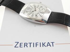 Thumbnail von Franck Muller XL Master of Complications Curvex Edelstahl 42 x 49 mm Silver Dial </h1>