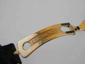 Thumbnail von Audemars Piguet Royal Oak Medium mit original Brillantbesatz Stahl Gold Datum 28 mm Faltschließe </h1>